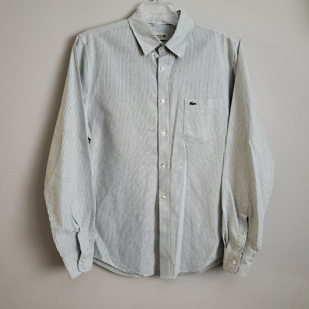 Lacoste Oxford Dress Shirt Striped